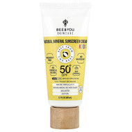 <img alt="Bee & You, Kids, Natural Mineral Sunscreen Cream, SPF 50+, 2.7 fl oz (80 ml)" title="Bee & You, Kids, Natural Mineral Sunscreen Cream, SPF 50+, 2.7 fl oz (80 ml),190853001702"
