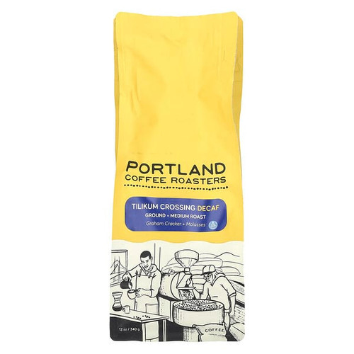 <img alt="Portland Coffee Roasters, Tilikum Crossing Decaf, Ground, Medium Roast, 12 oz (340 g)" title="Portland Coffee Roasters, Tilikum Crossing Decaf, Ground, Medium Roast, 12 oz (340 g),645264402575"