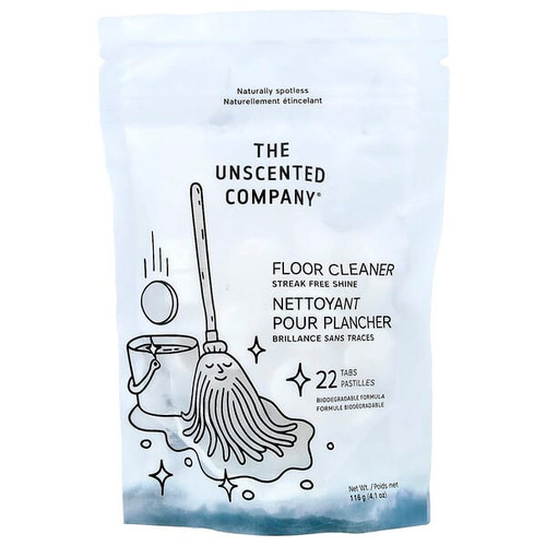 <img alt="The Unscented Company, Floor Cleaner, 22 Tabs, 4.1 oz (116 g)" title="The Unscented Company, Floor Cleaner, 22 Tabs, 4.1 oz (116 g),872401000381"