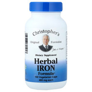 <img alt="Christophers Original Formulas, Herbal Iron Formula, 100 Vegetarian Caps" title="Christophers Original Formulas, Herbal Iron Formula, 100 Vegetarian Caps,084783891253"