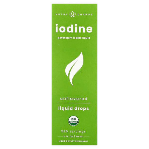 <img alt="NutraChamps, Iodine Liquid Drops, Unflavored, 2 fl oz (60 ml)" title="NutraChamps, Iodine Liquid Drops, Unflavored, 2 fl oz (60 ml),621983990432"