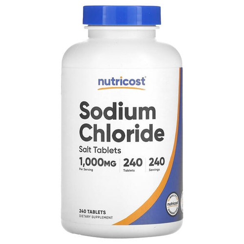 <img alt="Nutricost, Sodium Chloride, 1,000 mg, 240 Tablets" title="Nutricost, Sodium Chloride, 1,000 mg, 240 Tablets,857077008046"