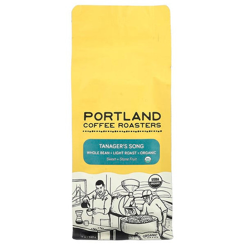 <img alt="Portland Coffee Roasters, Organic Coffee, Whole Bean, Light Roast, Tanagers Song, 12 oz (340 g)" title="Portland Coffee Roasters, Organic Coffee, Whole Bean, Light Roast, Tanagers Song, 12 oz (340 g),645264400915"