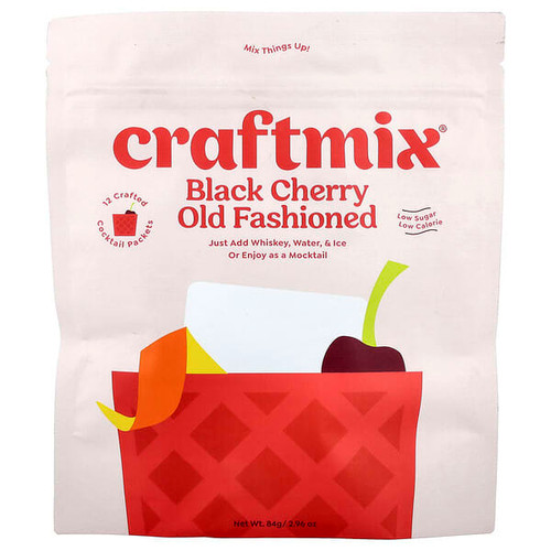 <img alt="Craftmix, Black Cherry Old Fashioned, 12 Packets, 0.25 oz (7 g) Each" title="Craftmix, Black Cherry Old Fashioned, 12 Packets, 0.25 oz (7 g) Each,850050635161"