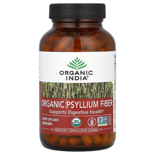 <img alt="Organic India, Organic Psyllium Fiber, 180 Veg Caps (0.52 g per Capsule)" title="Organic India, Organic Psyllium Fiber, 180 Veg Caps (0.52 g per Capsule),850021635060"