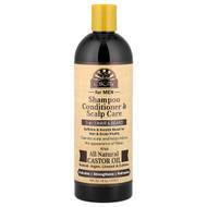 <img alt="Okay Pure Naturals, For Men, Shampoo Conditioner & Scalp Care, 3-in-1 Hair & Beard, 16 oz (473 ml)" title="Okay Pure Naturals, For Men, Shampoo Conditioner & Scalp Care, 3-in-1 Hair & Beard, 16 oz (473 ml),815166023295"