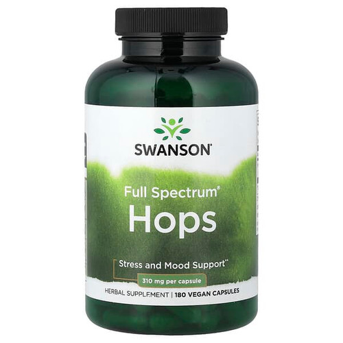 <img alt="Swanson, Full Spectrum Hops, 180 Vegan Capsules (310 mg per Capsule)" title="Swanson, Full Spectrum Hops, 180 Vegan Capsules (310 mg per Capsule),087614119526"