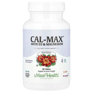 <img alt="Maxi Health, Cal-Max With D3 & Magnesium, 90 Tablets" title="Maxi Health, Cal-Max With D3 & Magnesium, 90 Tablets,753406010097"