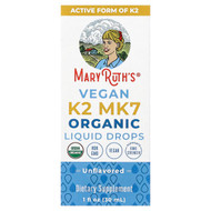 <img alt="MaryRuths, Organic Vegan K2 MK7 Liquid Drops, Unflavored, 1 fl oz (30 ml)" title="MaryRuths, Organic Vegan K2 MK7 Liquid Drops, Unflavored, 1 fl oz (30 ml),850029392439"