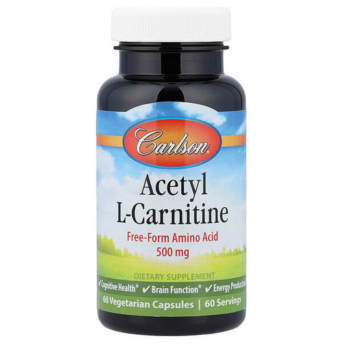 <img alt="Carlson, Acetyl L-Carnitine, 500 mg, 60 Vegetarian Capsules" title="Carlson, Acetyl L-Carnitine, 500 mg, 60 Vegetarian Capsules,088395079207"