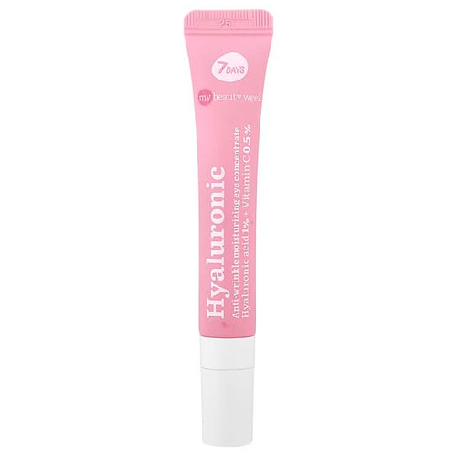 <img alt="7Days Beauty, Hyaluronic, Dual-Action Anti-Wrinkle Moisturizing Eye Cream, 0.6 fl oz (18 ml)" title="7Days Beauty, Hyaluronic, Dual-Action Anti-Wrinkle Moisturizing Eye Cream, 0.6 fl oz (18 ml),850068530052"