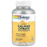 <img alt="Solaray, Cal-Mag Citrate with Vitamin D, 2-1 Ratio, 180 Capsules" title="Solaray, Cal-Mag Citrate with Vitamin D, 2-1 Ratio, 180 Capsules,076280884500"