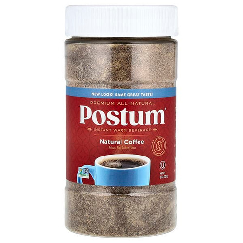 <img alt="Postum, Instant Warm Beverage, Natural Coffee, Caffeine Free, 8 oz (227 g)" title="Postum, Instant Warm Beverage, Natural Coffee, Caffeine Free, 8 oz (227 g),865143000016"