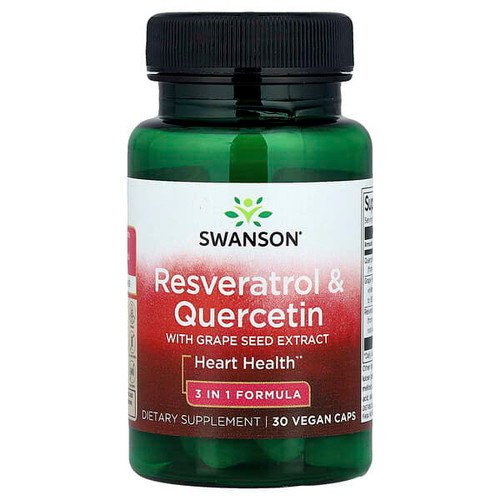 <img alt="Swanson, Resveratrol & Quercetin with Grape Seed Extract, 30 Veggie Caps" title="Swanson, Resveratrol & Quercetin with Grape Seed Extract, 30 Veggie Caps,087614029269"