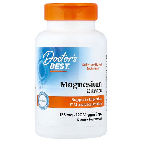 <img alt="Doctors Best, Magnesium Citrate, 125 mg, 120 Veggie Caps" title="Doctors Best, Magnesium Citrate, 125 mg, 120 Veggie Caps,753950006386"