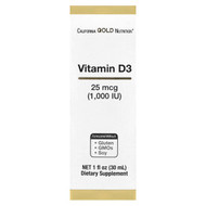 <img alt="California Gold Nutrition, Vitamin D3, 25 mcg (1,000 IU), 1 fl oz (30 ml)" title="California Gold Nutrition, Vitamin D3, 25 mcg (1,000 IU), 1 fl oz (30 ml),898220020485"