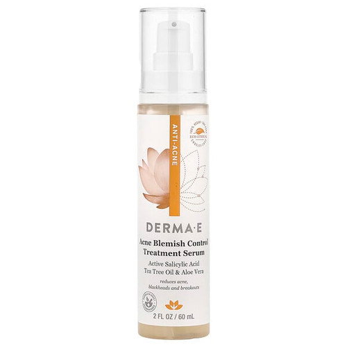 <img alt="DERMA E, Acne Blemish Control Treatment Serum, 2 fl oz (60 ml)" title="DERMA E, Acne Blemish Control Treatment Serum, 2 fl oz (60 ml),030985038514"