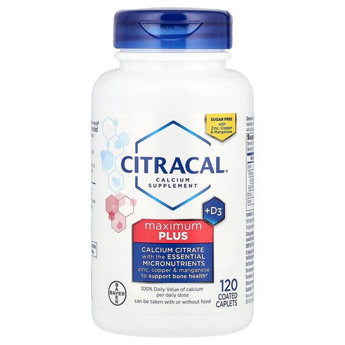 <img alt="Citracal, Calcium Supplement + D3, Maximum Plus, 120 Coated Caplets" title="Citracal, Calcium Supplement + D3, Maximum Plus, 120 Coated Caplets,016500535058"