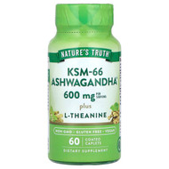 <img alt="Natures Truth, KSM-66 Ashwagandha Plus L-Theanine, 60 Coated Caplets" title="Natures Truth, KSM-66 Ashwagandha Plus L-Theanine, 60 Coated Caplets,840093123503"