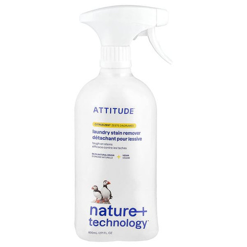 <img alt="ATTITUDE, Laundry Stain Remover, Citrus Zest, 27.1 fl oz (800 ml)" title="ATTITUDE, Laundry Stain Remover, Citrus Zest, 27.1 fl oz (800 ml),626232125009"