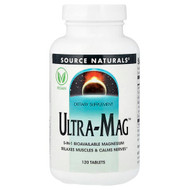 <img alt="Source Naturals, Ultra-Mag, 120 Tablets" title="Source Naturals, Ultra-Mag, 120 Tablets,021078008033"