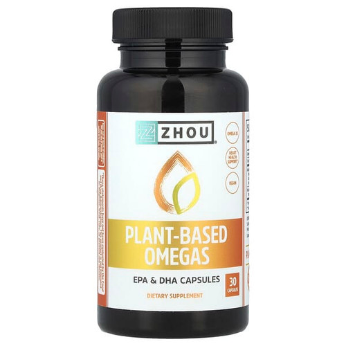 <img alt="Zhou Nutrition, Plant-Based Omegas, 30 Capsules" title="Zhou Nutrition, Plant-Based Omegas, 30 Capsules,669191557153"