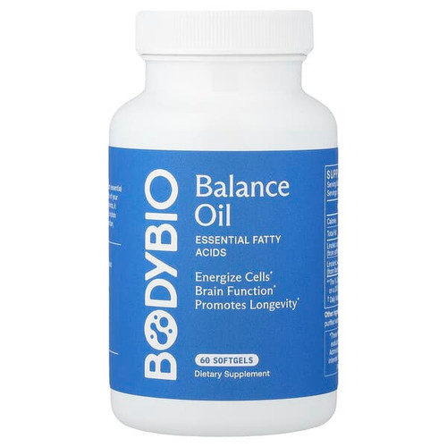<img alt="BodyBio, Balance Oil, Essential Fatty Acids, 60 Softgels" title="BodyBio, Balance Oil, Essential Fatty Acids, 60 Softgels,743474911051"