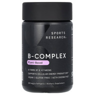 <img alt="Sports Research, B-Complex, Plant-Based, 60 Veggie Softgels" title="Sports Research, B-Complex, Plant-Based, 60 Veggie Softgels,023249091929"