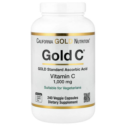 <img alt="California Gold Nutrition, Gold C, USP Grade Vitamin C, 1,000 mg, 240 Veggie Capsules" title="California Gold Nutrition, Gold C, USP Grade Vitamin C, 1,000 mg, 240 Veggie Capsules,898220009329"