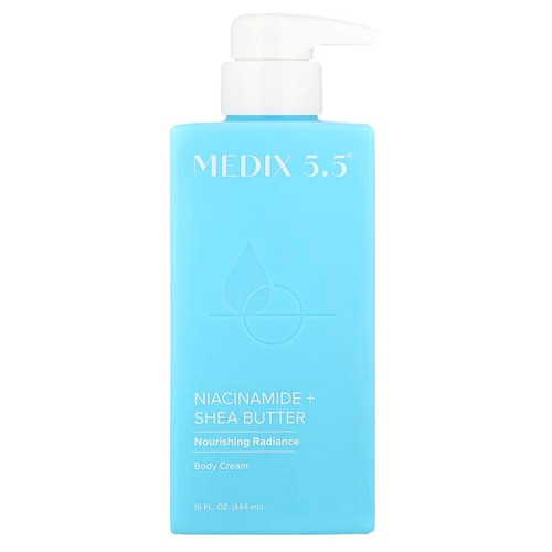 <img alt="Medix 5.5, Body Cream, Niacinamide + Shea Butter, 15 fl oz (444 ml)" title="Medix 5.5, Body Cream, Niacinamide + Shea Butter, 15 fl oz (444 ml),810141911208"