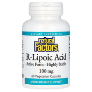 <img alt="Natural Factors, R-Lipoic Acid, 100 mg, 60 Vegetarian Capsules" title="Natural Factors, R-Lipoic Acid, 100 mg, 60 Vegetarian Capsules,068958020945"