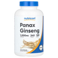<img alt="Nutricost, Panax Ginseng, 240 Capsules (500 mg per Capsule)" title="Nutricost, Panax Ginseng, 240 Capsules (500 mg per Capsule),810139573159"