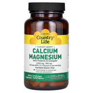 <img alt="Country Life, Target-Mins, Calcium Magnesium with Vitamin D Complex, 120 Vegan Capsules" title="Country Life, Target-Mins, Calcium Magnesium with Vitamin D Complex, 120 Vegan Capsules,015794024873"