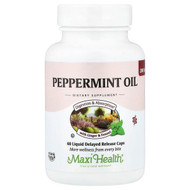 <img alt="Maxi Health, Peppermint Oil, 60 Liquid Delayed Release Caps" title="Maxi Health, Peppermint Oil, 60 Liquid Delayed Release Caps,753406436095"