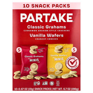 <img alt="Partake, Mini Vanilla Wafers & Classic Grahams, 10 Snack Packs, 0.67 oz (19 g) Each" title="Partake, Mini Vanilla Wafers & Classic Grahams, 10 Snack Packs, 0.67 oz (19 g) Each,850032528894"