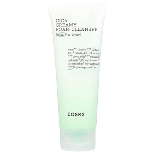 <img alt="CosRx, Cica Creamy Foam Cleanser, 5.07 fl oz (150 ml)" title="CosRx, Cica Creamy Foam Cleanser, 5.07 fl oz (150 ml),8809598453357"