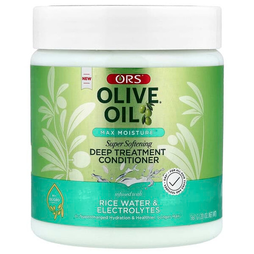 <img alt="ORS, Olive Oil, Max Moisture, Super Softening Deep Treatment Conditioner, For All Hair Types and Textures, 20 oz  (567 g)" title="ORS, Olive Oil, Max Moisture, Super Softening Deep Treatment Conditioner, For All Hair Types and Textures, 20 oz  (567 g),632169210176"