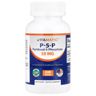 <img alt="Vitamatic, P-5-P, 50 mg, 240 Tablets" title="Vitamatic, P-5-P, 50 mg, 240 Tablets,810078476641"