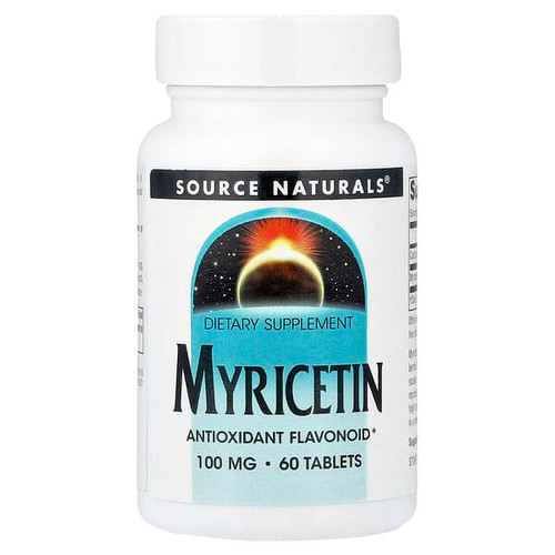 <img alt="Source Naturals, Myricetin, 100 mg, 60 Tablets" title="Source Naturals, Myricetin, 100 mg, 60 Tablets,021078015185"