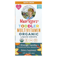 <img alt="MaryRuths, Organic Toddler Multivitamin Liquid Drops With Iron, 1-3 Years, Orange Vanilla, 2 fl oz (60 ml)" title="MaryRuths, Organic Toddler Multivitamin Liquid Drops With Iron, 1-3 Years, Orange Vanilla, 2 fl oz (60 ml),810104620956"