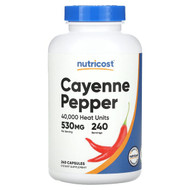 <img alt="Nutricost, Cayenne Pepper, 40,000 Heat Units, 530 mg, 240 Capsules" title="Nutricost, Cayenne Pepper, 40,000 Heat Units, 530 mg, 240 Capsules,810014673301"