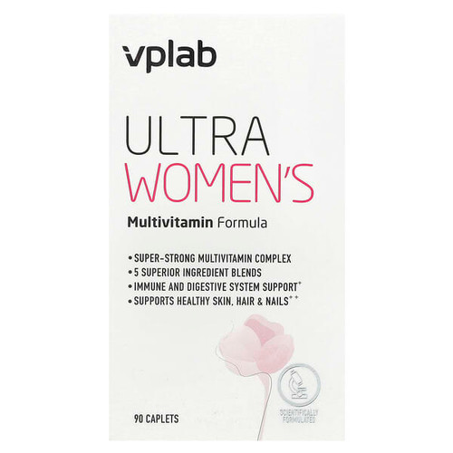 <img alt="VPLab , Ultra Womens Multivitamin Formula, 90 Caplets" title="VPLab , Ultra Womens Multivitamin Formula, 90 Caplets,860003541319"