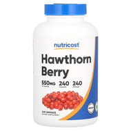 <img alt="Nutricost, Hawthorn Berry, 550 mg, 240 Capsules" title="Nutricost, Hawthorn Berry, 550 mg, 240 Capsules,810014674940"