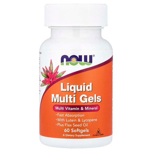 <img alt="Now Foods, Liquid Multi Gels, 60 Softgels" title="Now Foods, Liquid Multi Gels, 60 Softgels,733739038166"