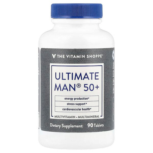 <img alt="The Vitamin Shoppe, Ultimate Man 50+, Multivitamin & Multimineral, 90 Tablets" title="The Vitamin Shoppe, Ultimate Man 50+, Multivitamin & Multimineral, 90 Tablets,766536027422"