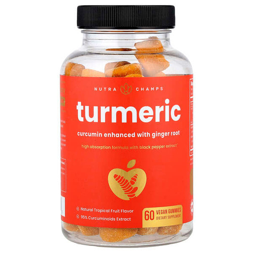 <img alt="NutraChamps, Turmeric Gummies, Natural Tropical Fruit, 60 Vegan Gummies" title="NutraChamps, Turmeric Gummies, Natural Tropical Fruit, 60 Vegan Gummies,621983990180"