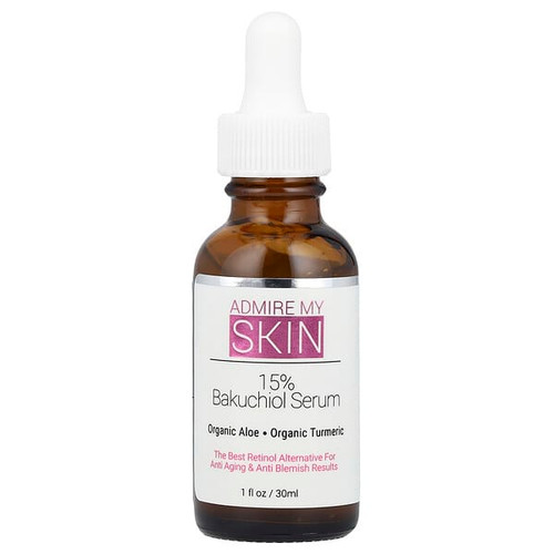 <img alt="Admire My Skin, 15% Bakuchiol Serum, 1 fl oz (30 ml)" title="Admire My Skin, 15% Bakuchiol Serum, 1 fl oz (30 ml),195893423286"