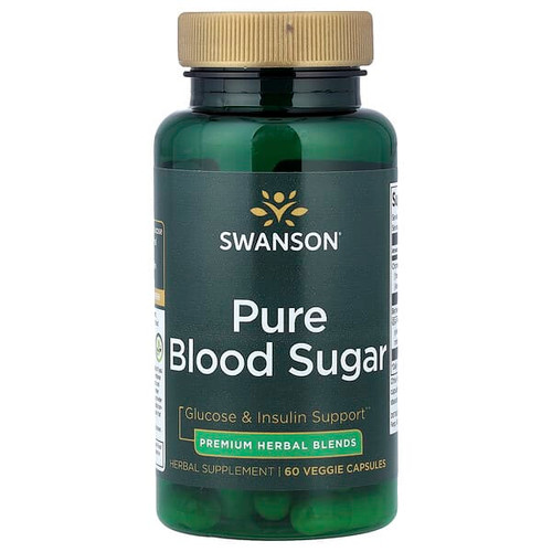 <img alt="Swanson Vitamins, Pure Blood Sugar , 60 Veggie Capsules" title="Swanson Vitamins, Pure Blood Sugar , 60 Veggie Capsules,087614210643"