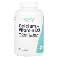 <img alt="Nutricost, Women, Calcium + Vitamin D3, 180 Capsules" title="Nutricost, Women, Calcium + Vitamin D3, 180 Capsules,810139571735"
