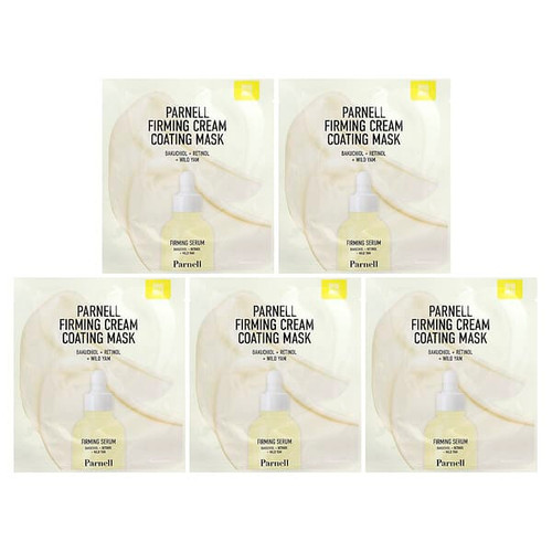 <img alt="Parnell, Bakuchiol Retinol Wild Yam Firming Cream Coating Beauty Mask, 5 Sheets, 0.70 oz (20 g) Each" title="Parnell, Bakuchiol Retinol Wild Yam Firming Cream Coating Beauty Mask, 5 Sheets, 0.70 oz (20 g) Each,8809704093378"